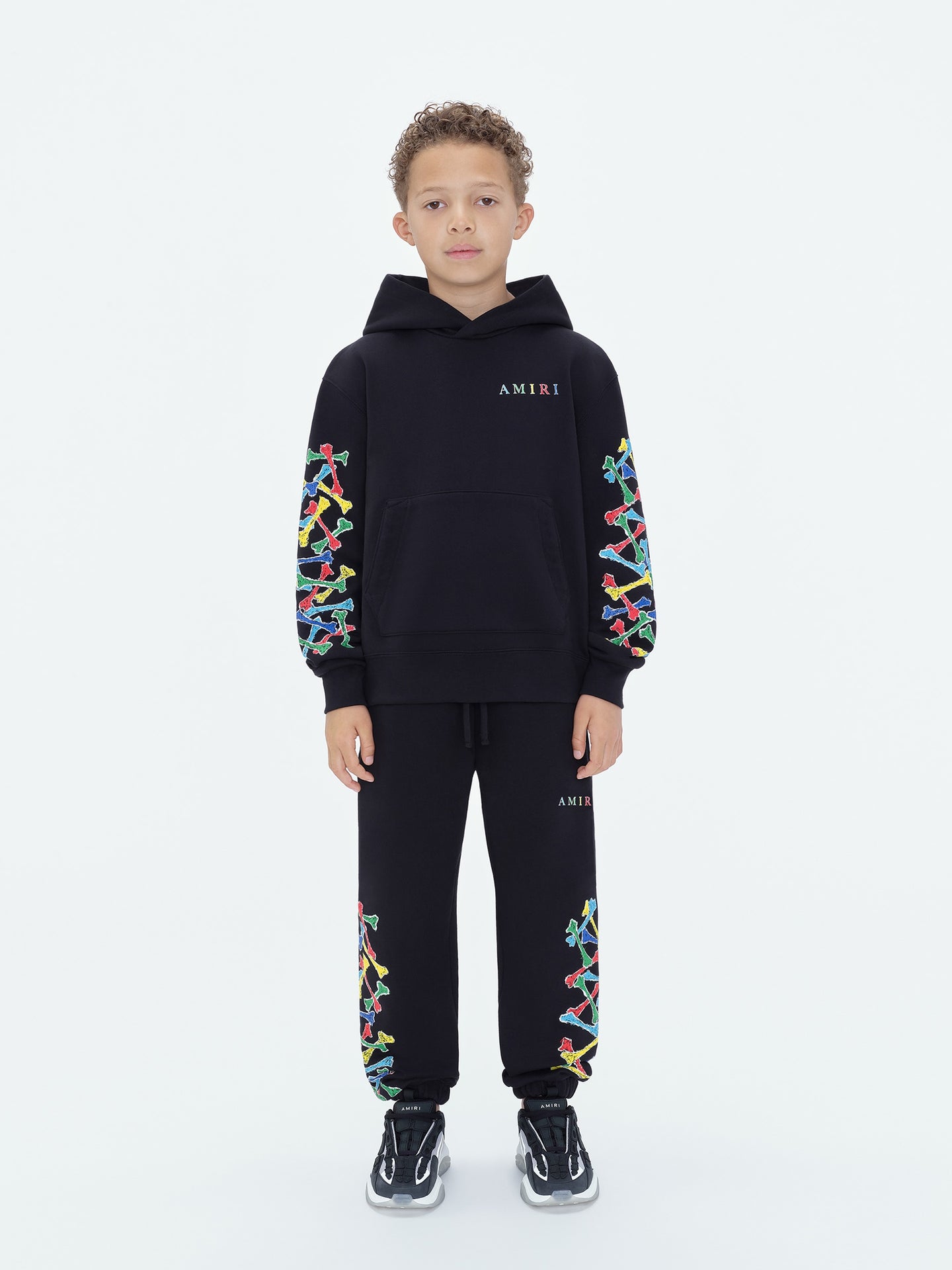 KIDS - Kids Amiri Bones Scribble Sweatpant - Black