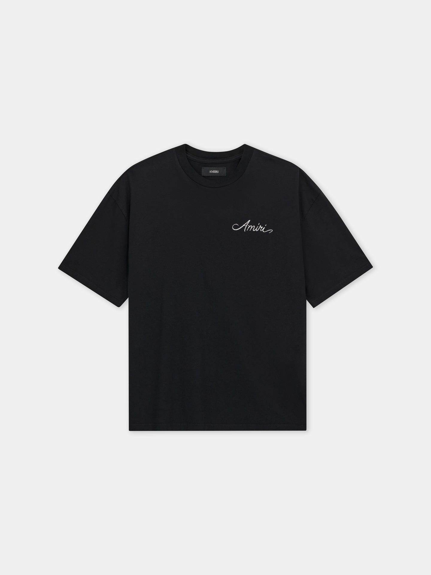 MA QUAD CHECKERBOARD OVERSIZED TEE - Black