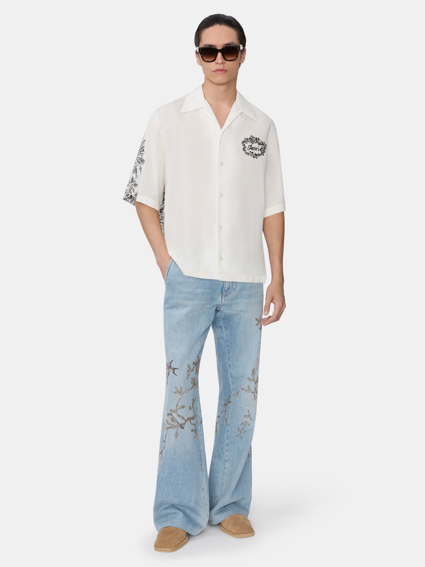 CHATEAU SKETCH CAMP SHIRT - Ivory