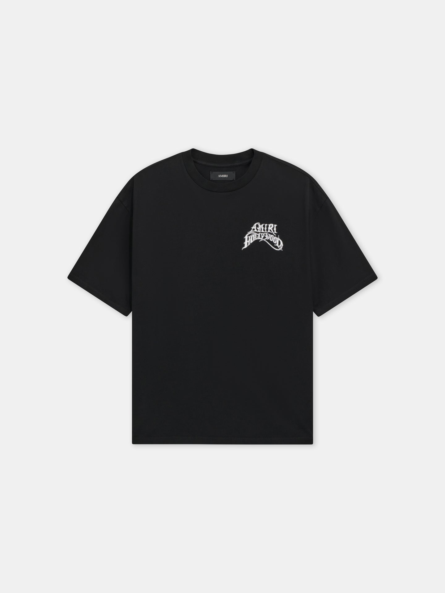 AMIRI HOLLYWOOD LIGHTWEIGHT JERSEY SKATE TEE - Black
