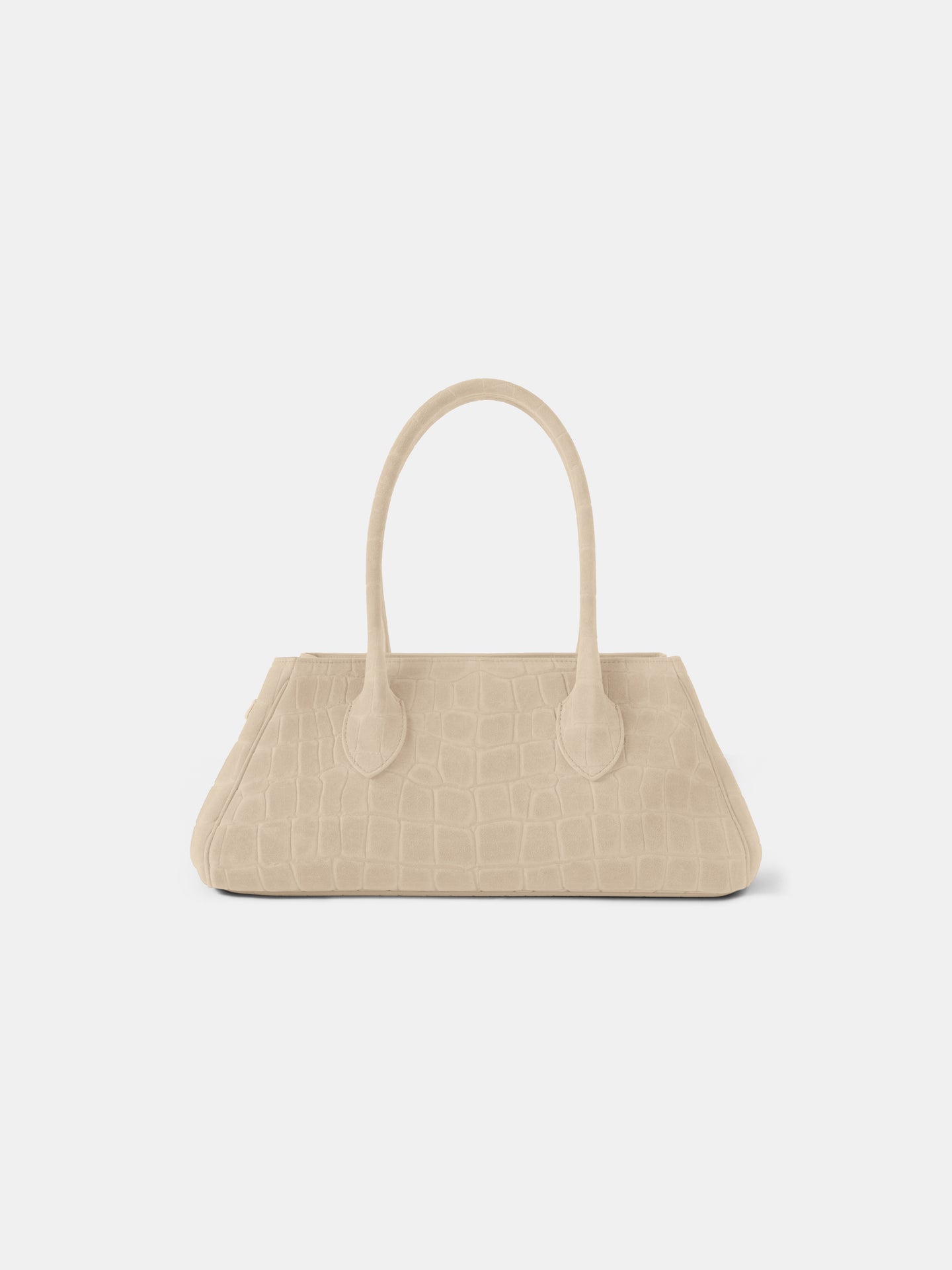 WOMEN - WOMEN'S SUEDE CROC HONEY 40 SHOULDER - Taupe