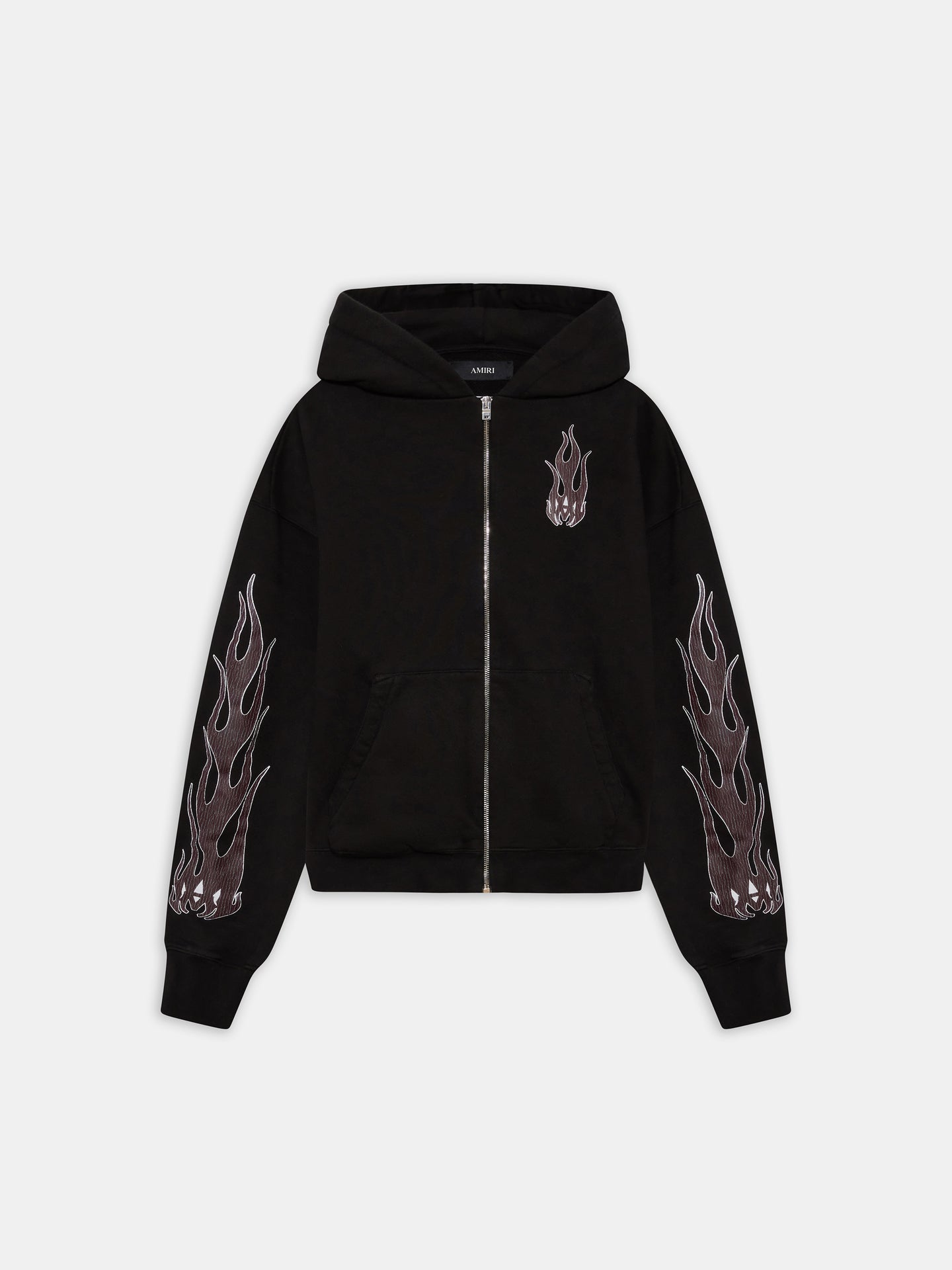 WOMEN - WOMEN'S MA FLAMES ZIP HOODIE - Black