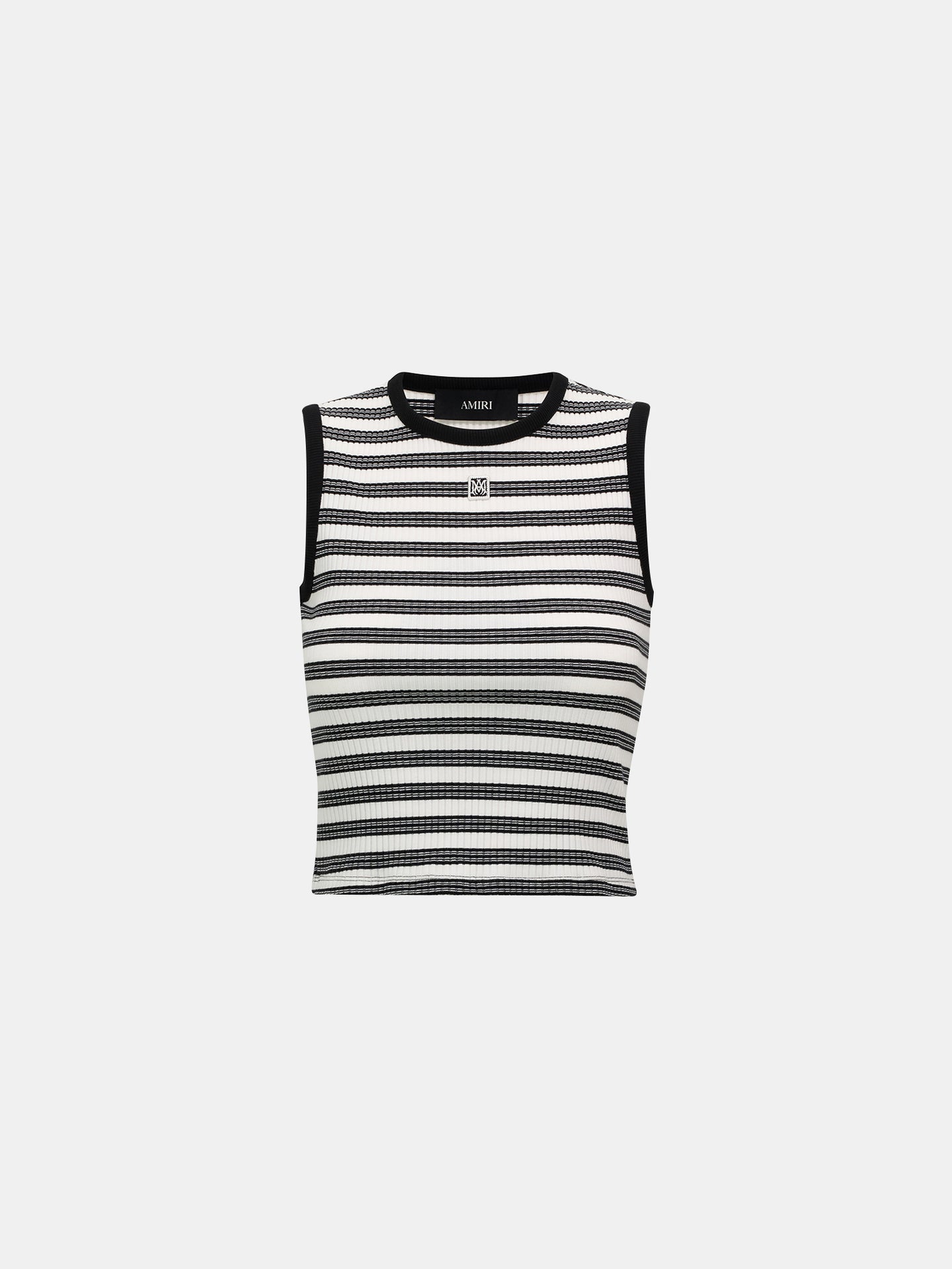 WOMEN - WOMEN'S MA STRIPED SLEEVLESS TOP - White