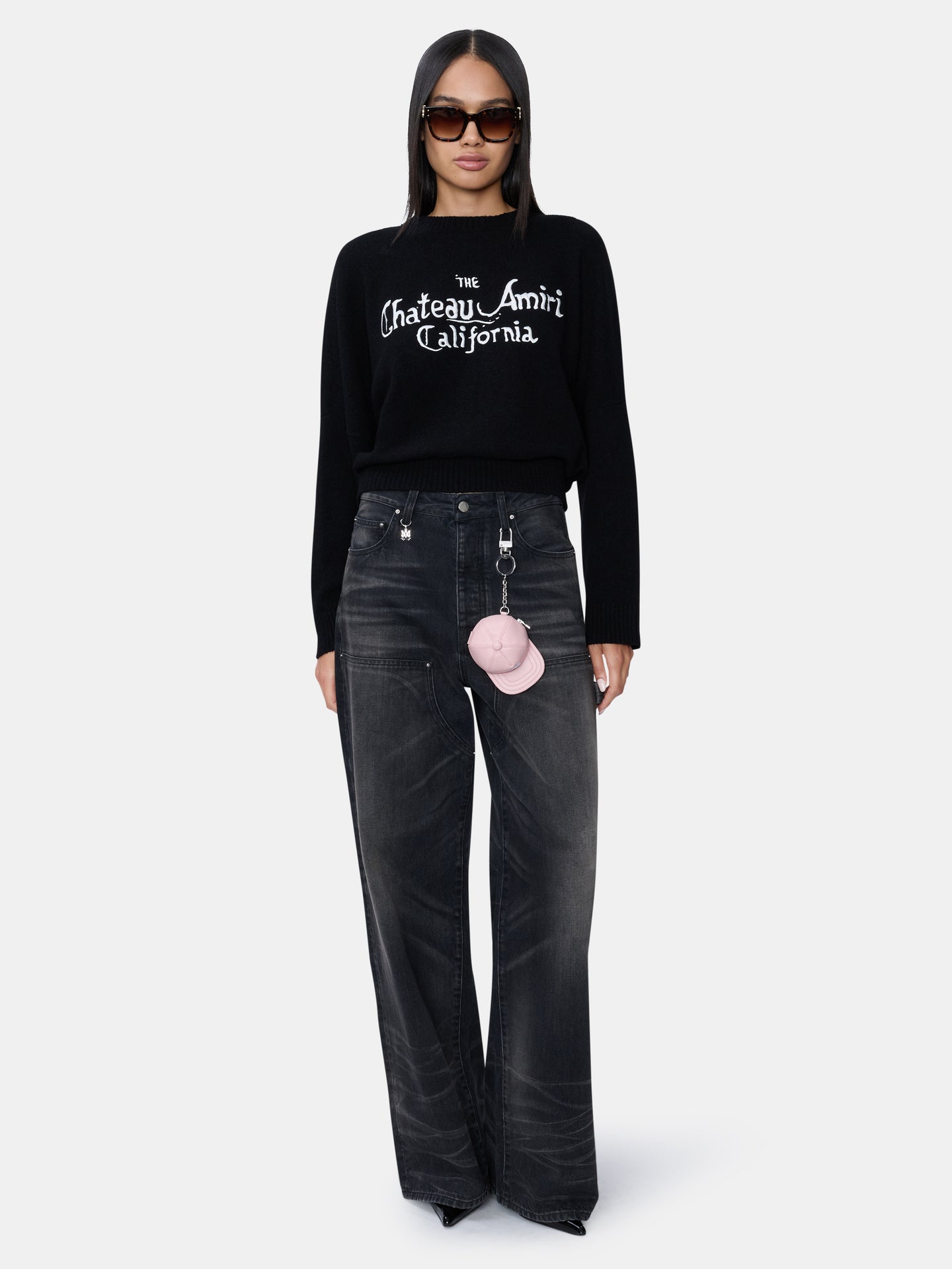 WOMEN - WOMEN'S CHATEAU AMIRI SWEATER - Black