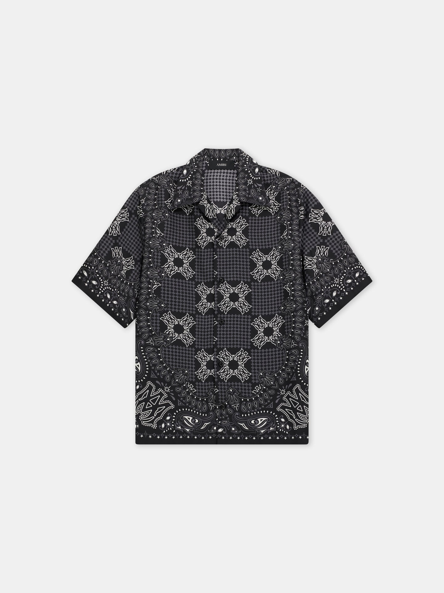 MA CHECK CAMP SHIRT - Black
