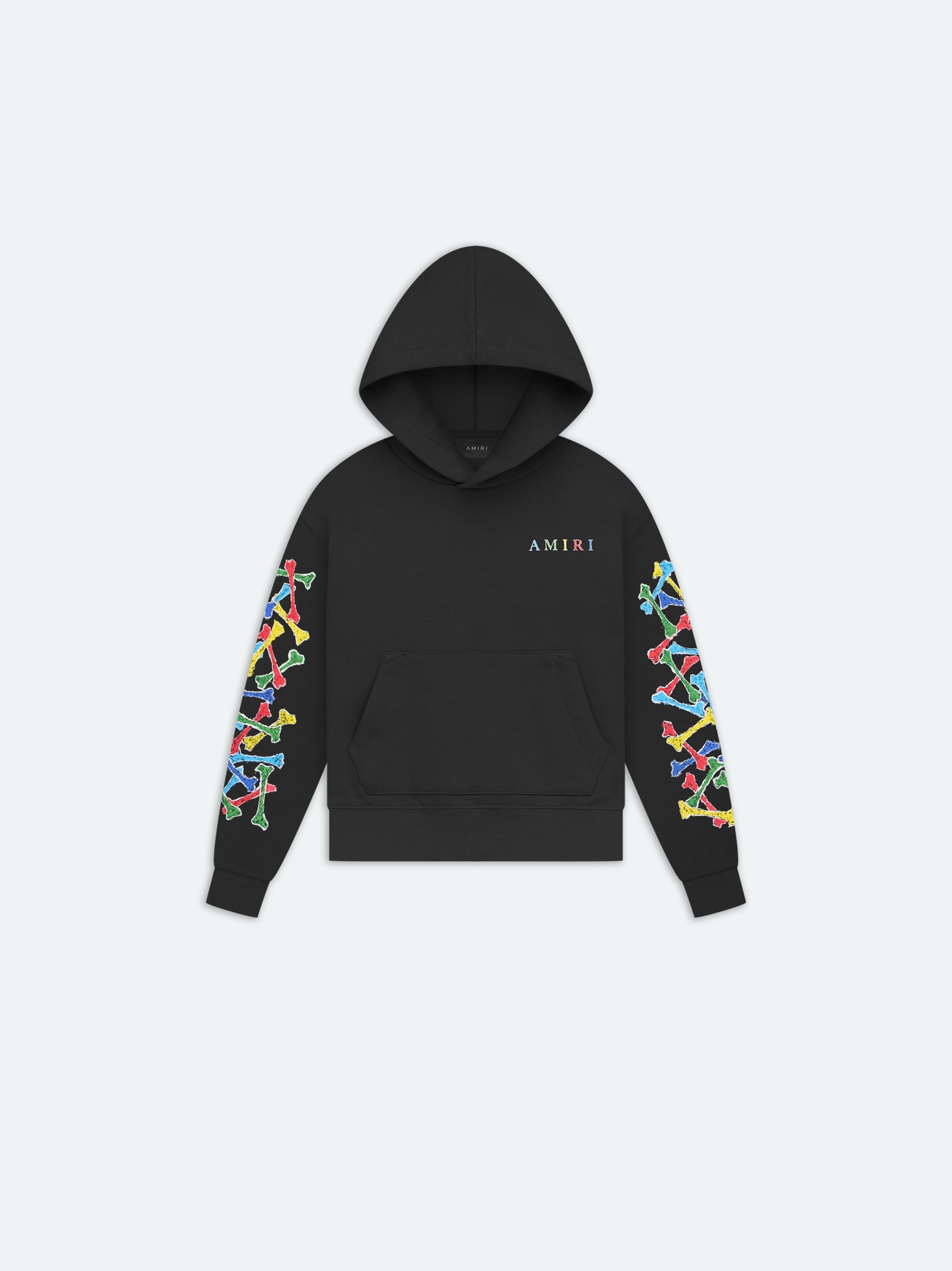 KIDS - Kids Amiri Bones Scribble Hoodie - Black