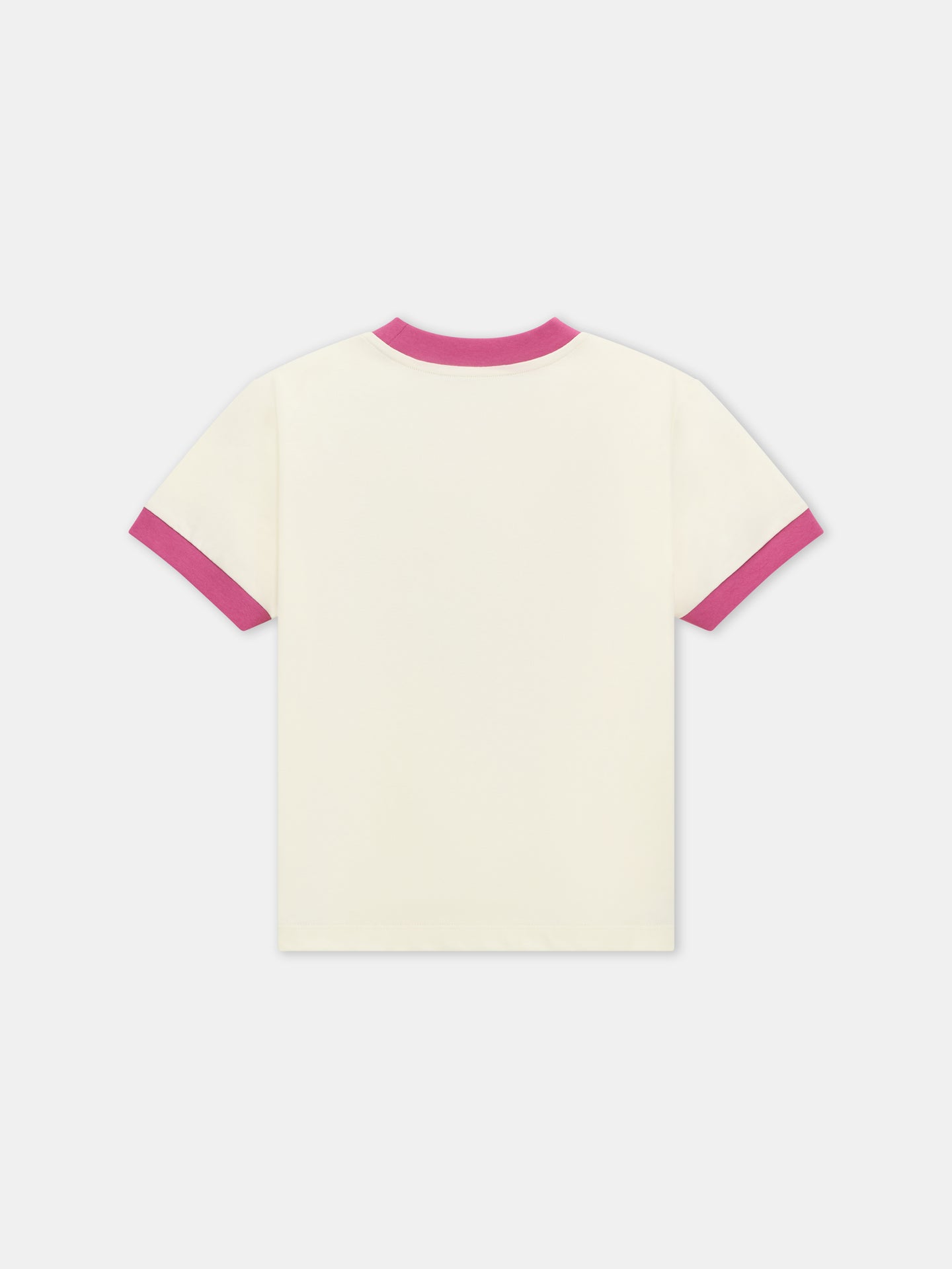 KIDS - KIDS' AMIRI STAGGERED RINGER TEE - Ivory