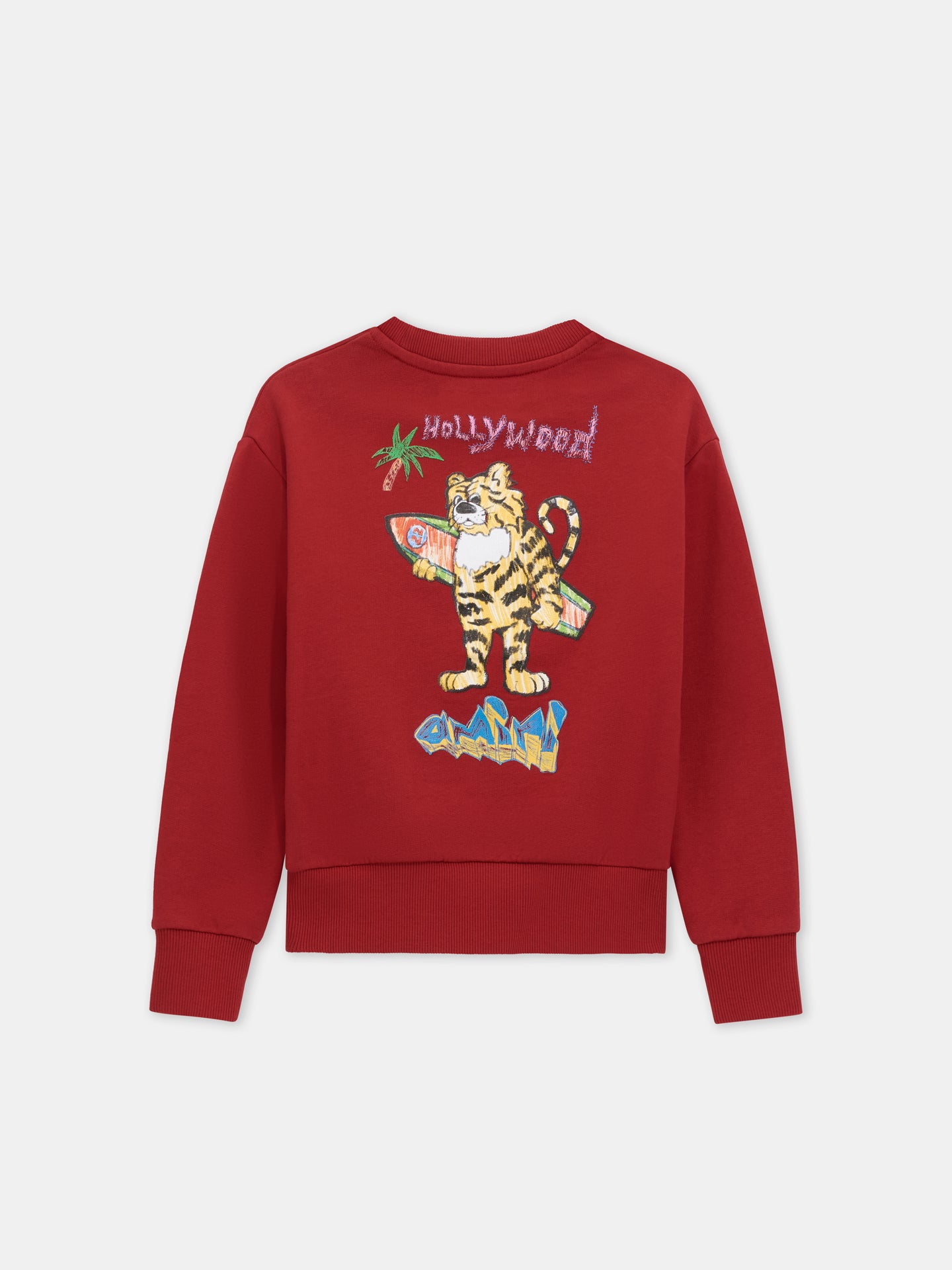 KIDS - KIDS' AMIRI TIGER CREW - Ruby