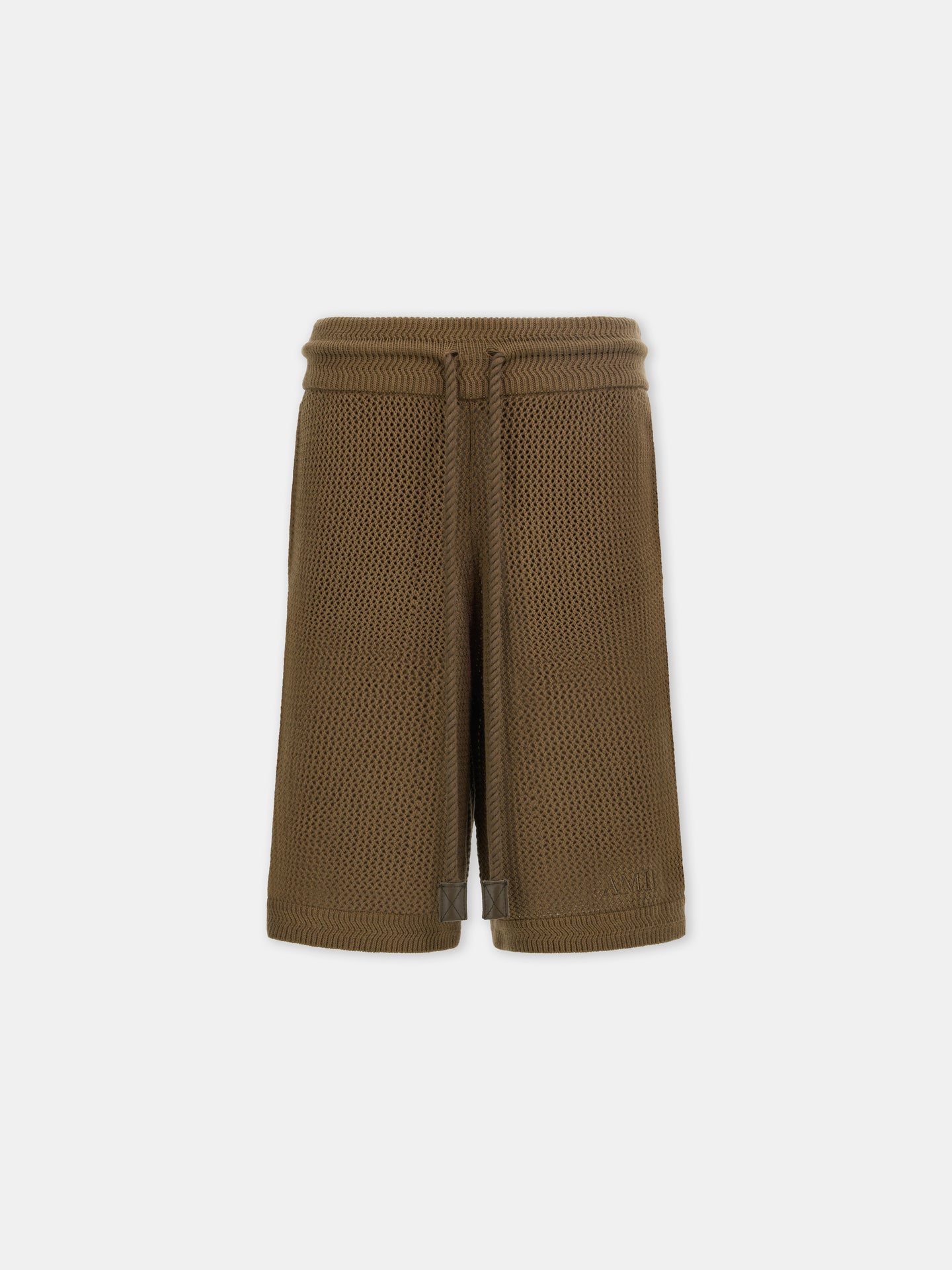 AMIRI CROCHET MESH SHORT - Espresso
