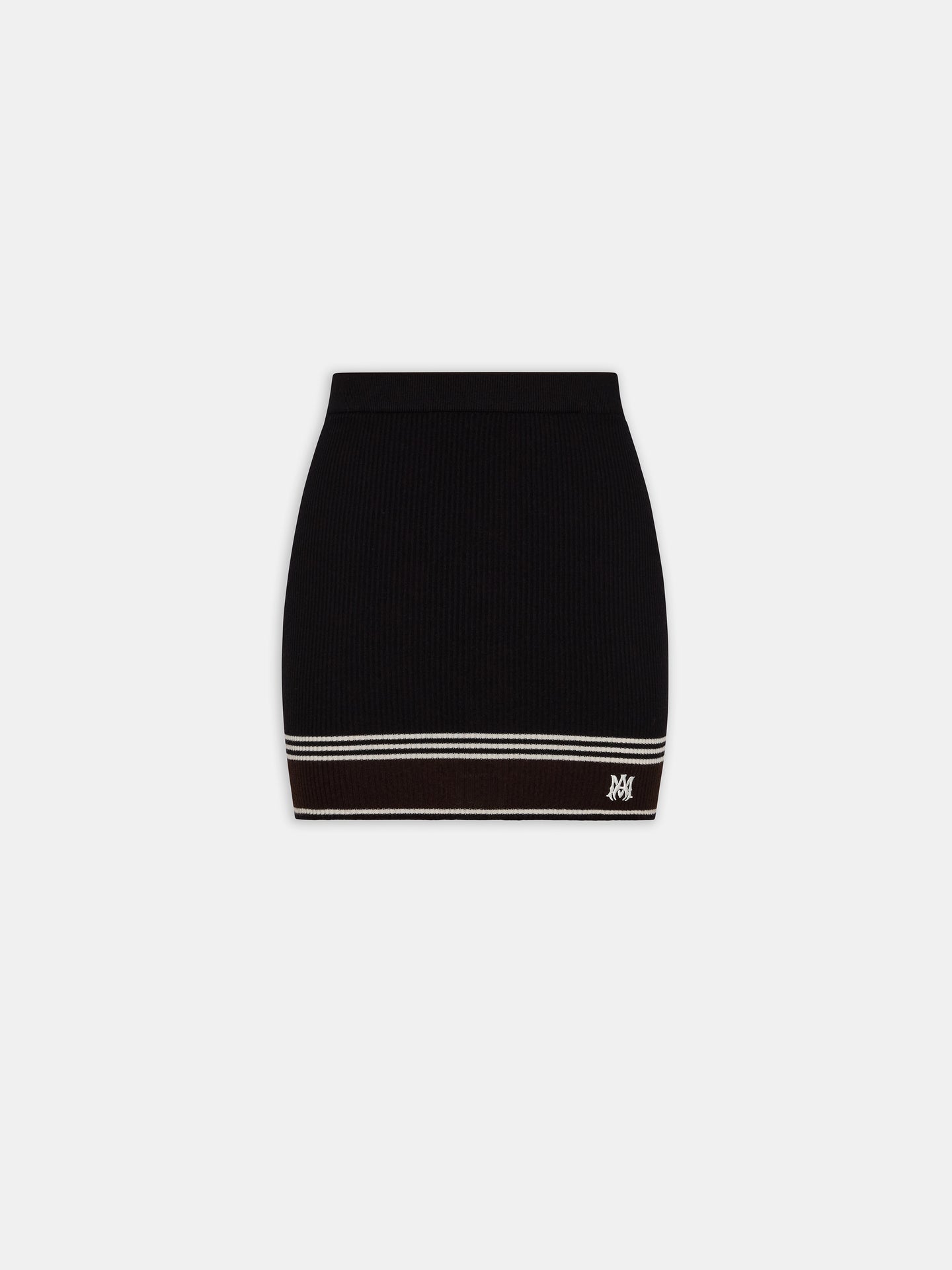 WOMEN - WOMEN'S MA STRIPE MINI SKIRT - Black