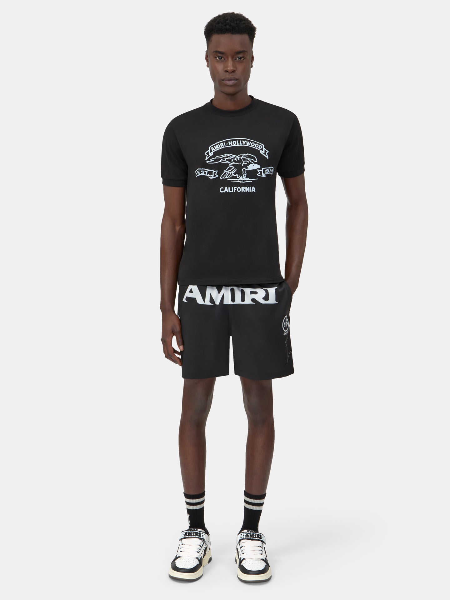 AMIRI SPORT SWIM TRUNK - Black