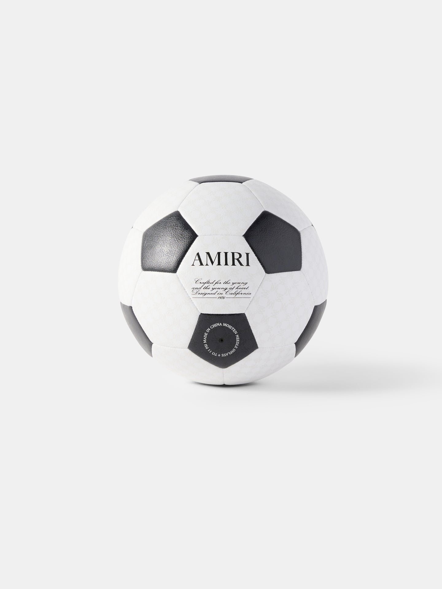 AMIRI TOURNAMENT SOCCER BALL - Black White