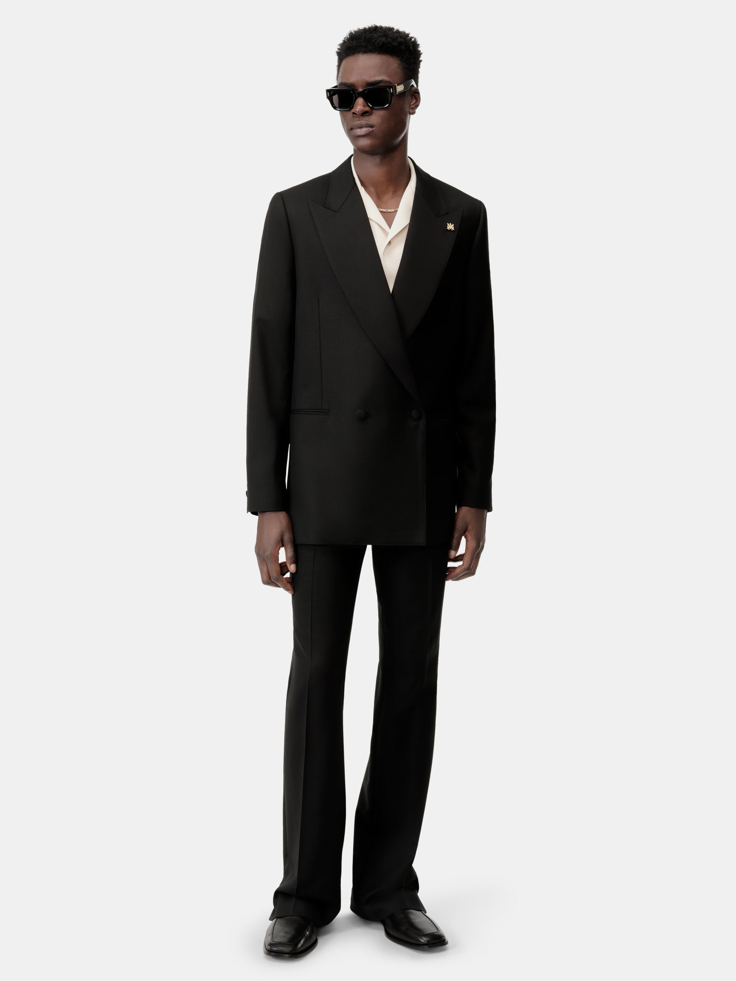 MA DOUBLE-BREASTED BLAZER - Black