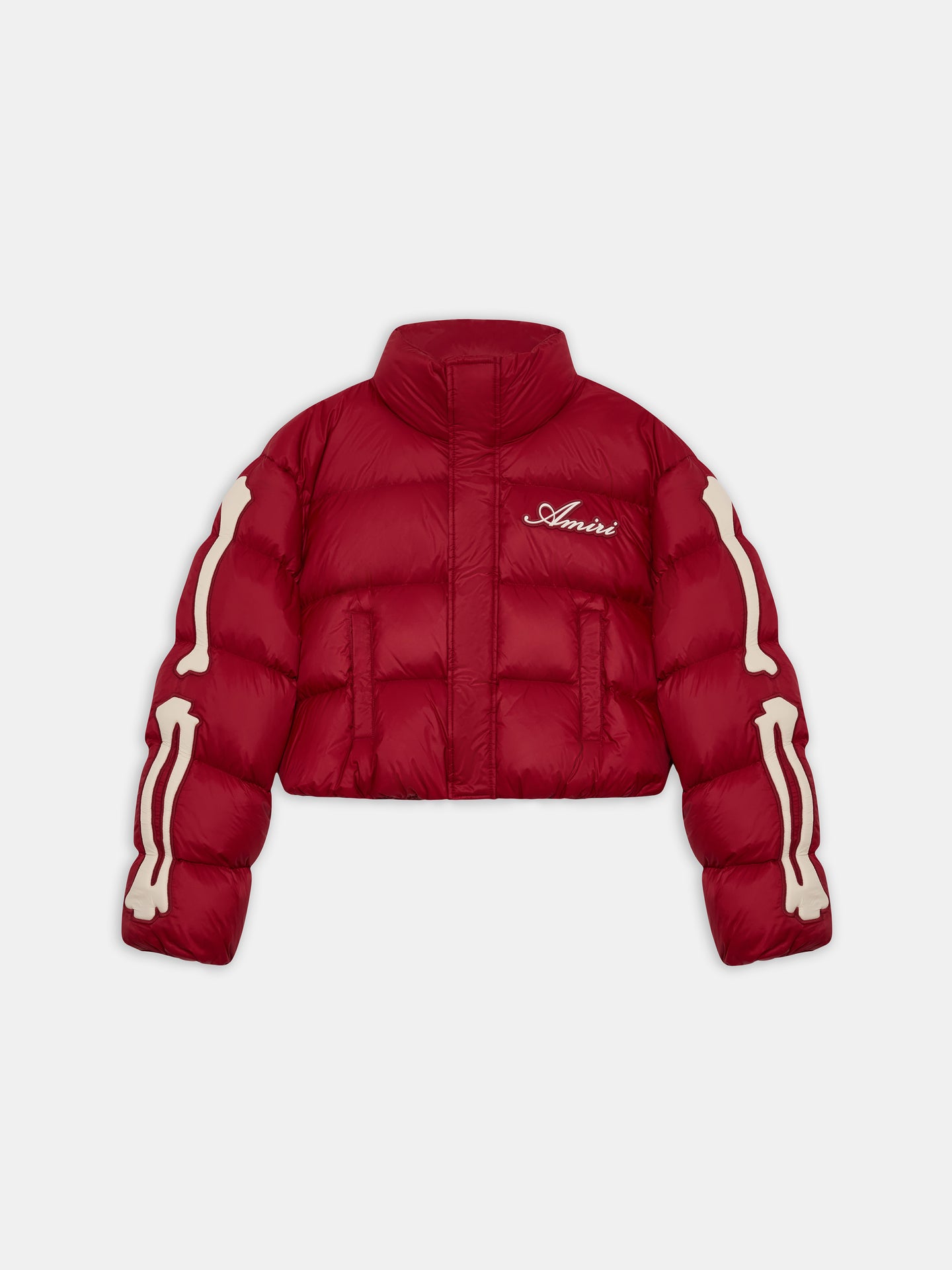 WOMEN - WOMEN'S BONES CROPPED DOWN JACKET - Deep Red