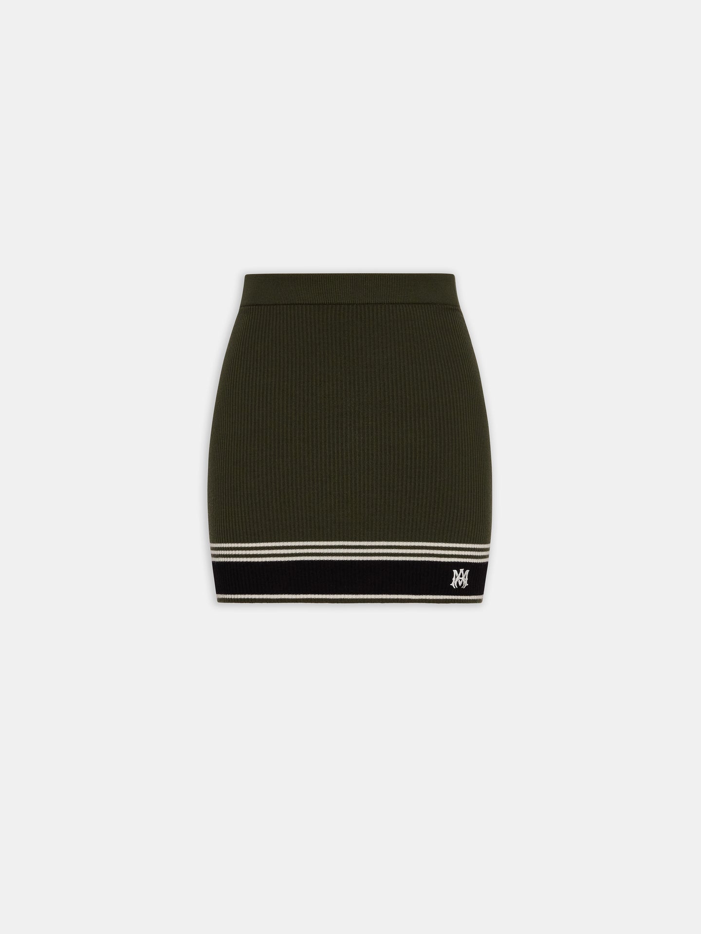 WOMEN - WOMEN'S MA STRIPE MINI SKIRT - Dark Sage