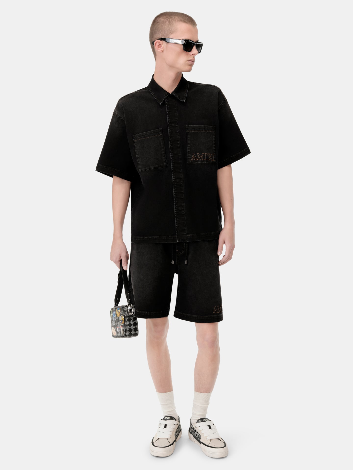 AMIRI 3D 5 POCKET SHORT - Vintage Black