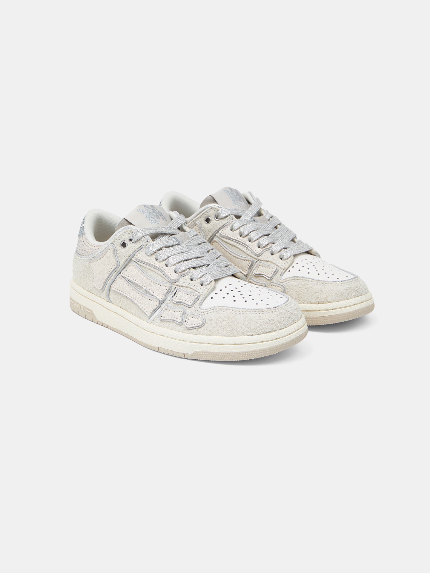 WOMEN - WOMEN'S GLITTER SKEL TOP LOW - Alabaster