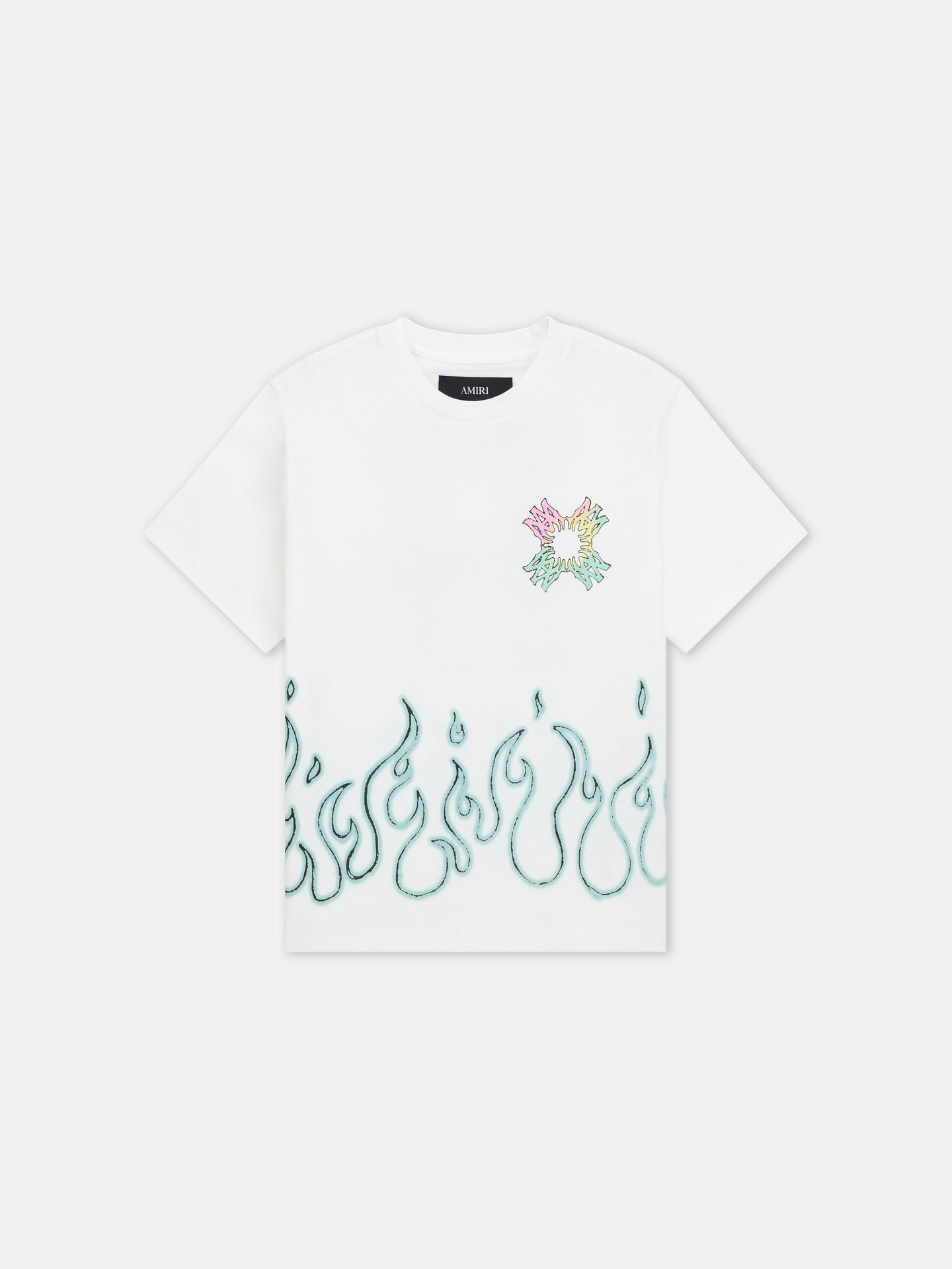 KIDS - KIDS' MA QUAD FLAMES OVERSIZED TEE - Ivory
