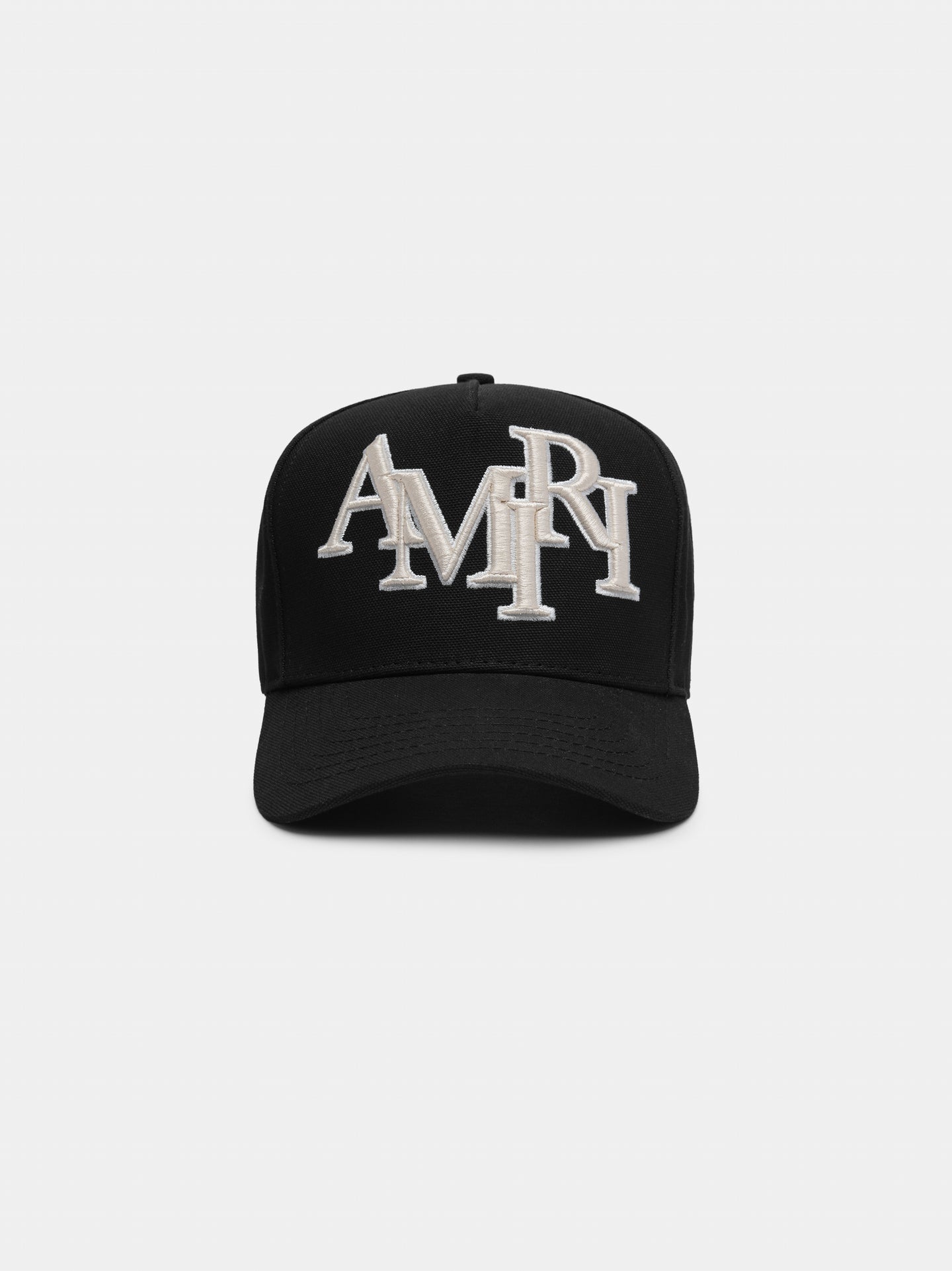 STAGGERED AMIRI CANVAS HAT - Black