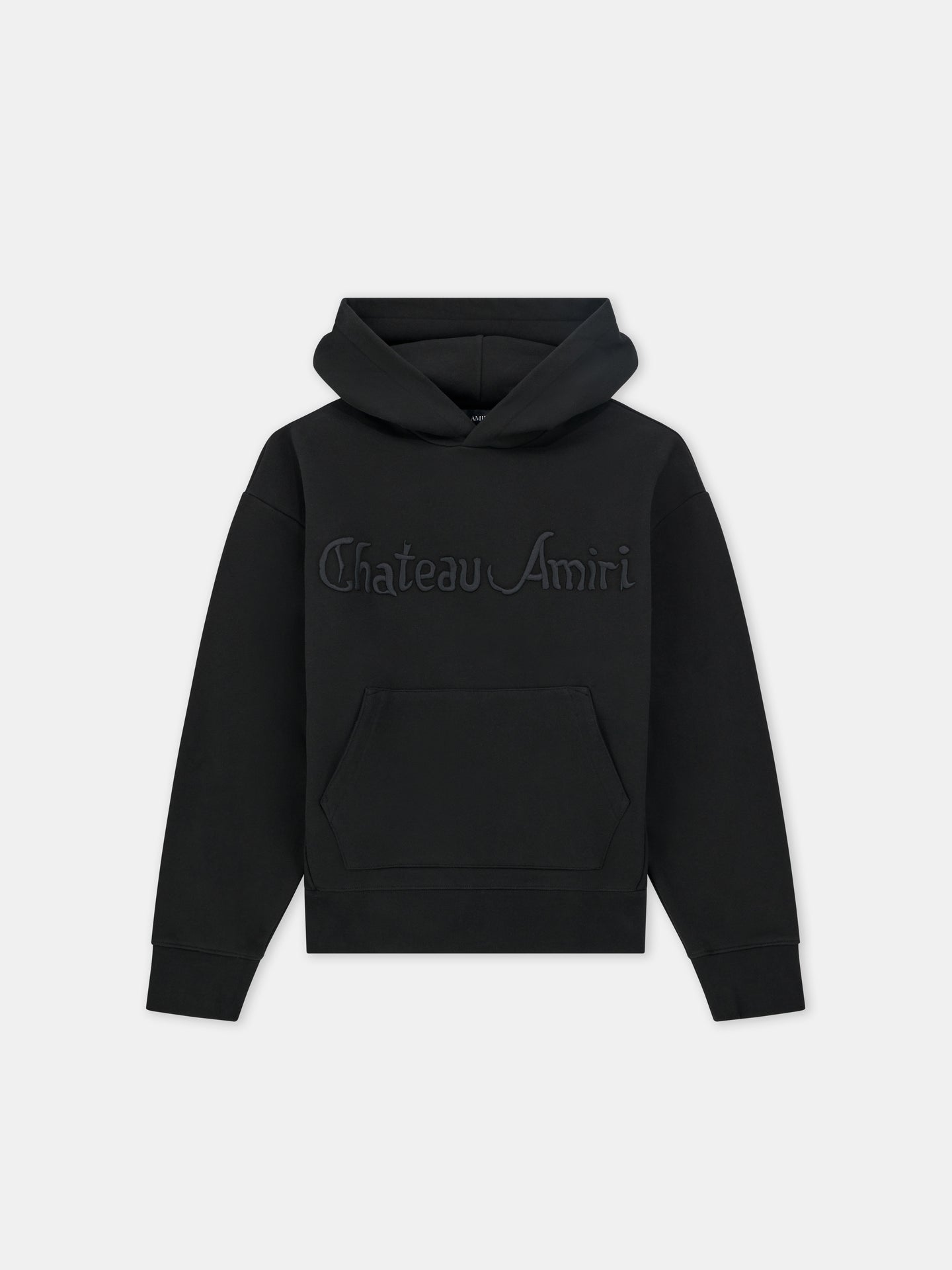 CHATEAU AMIRI TONAL OVERSIZED HOODIE - Black