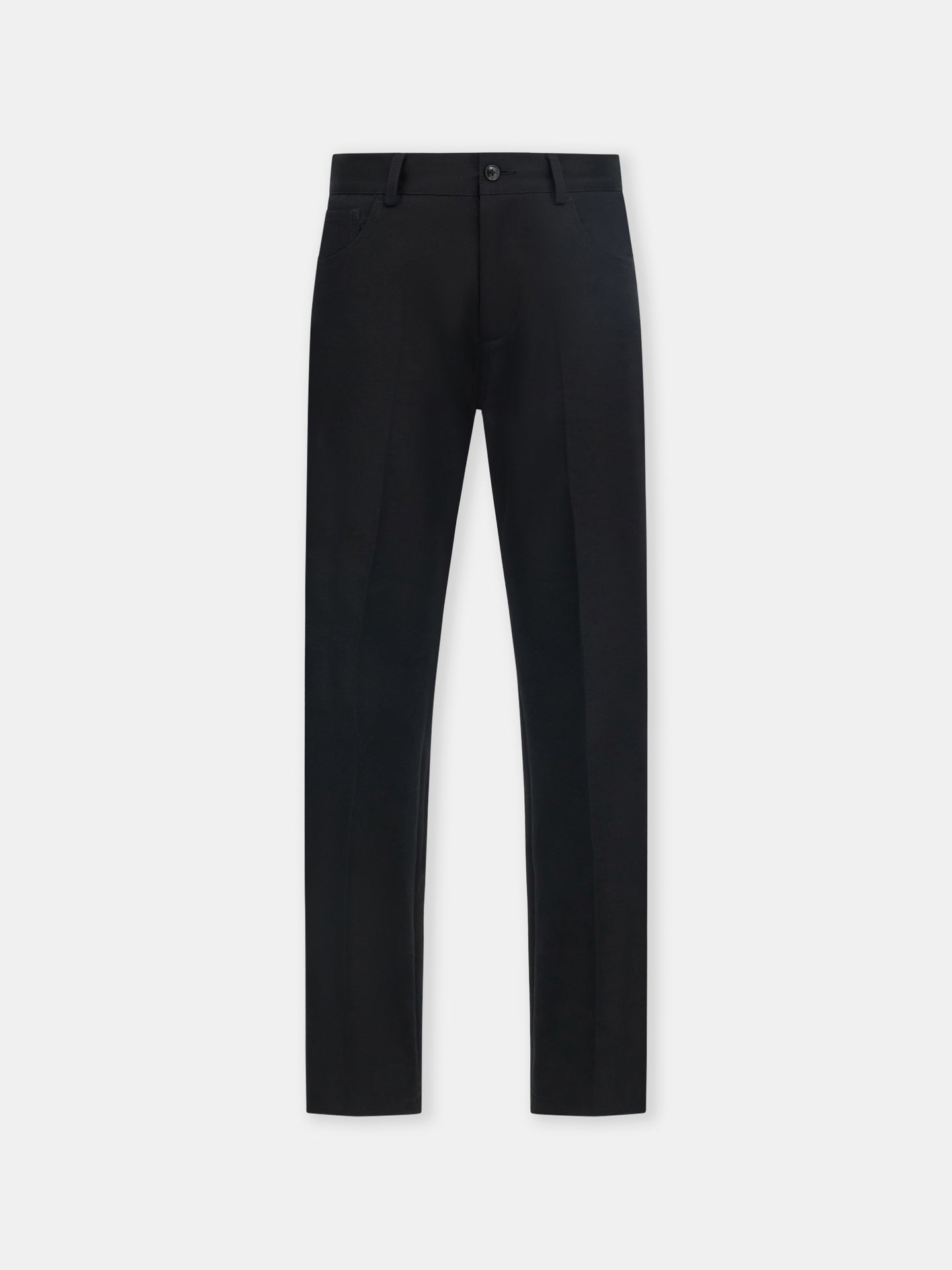 TWILL BOOTCUT PANT - Black