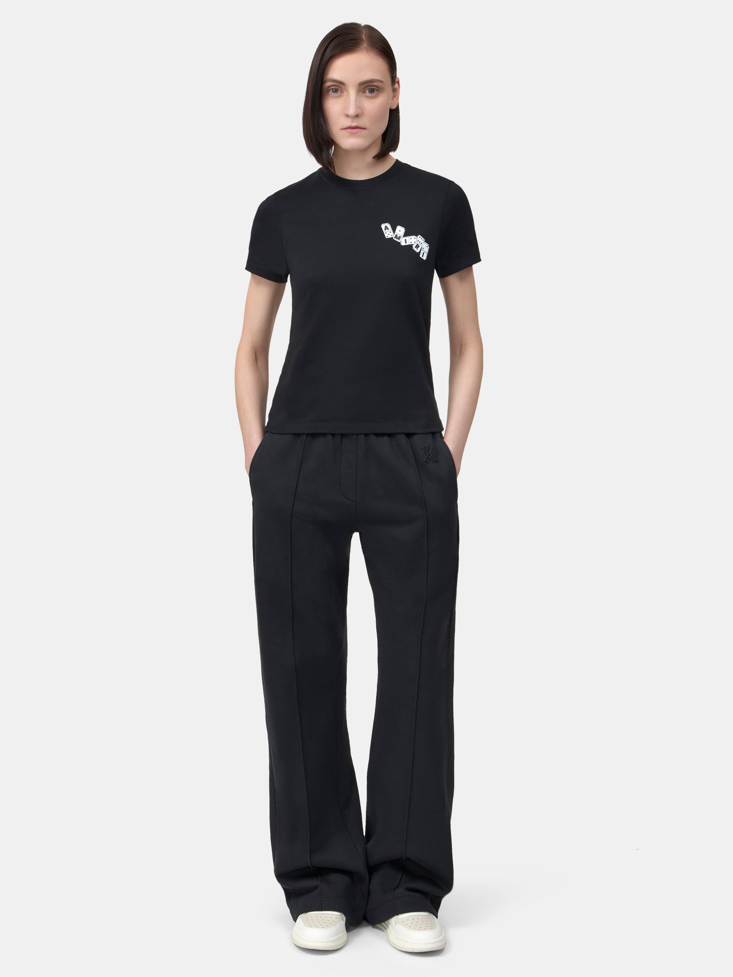 WOMEN - WOMEN'S AMIRI DOMINO TEE - Black