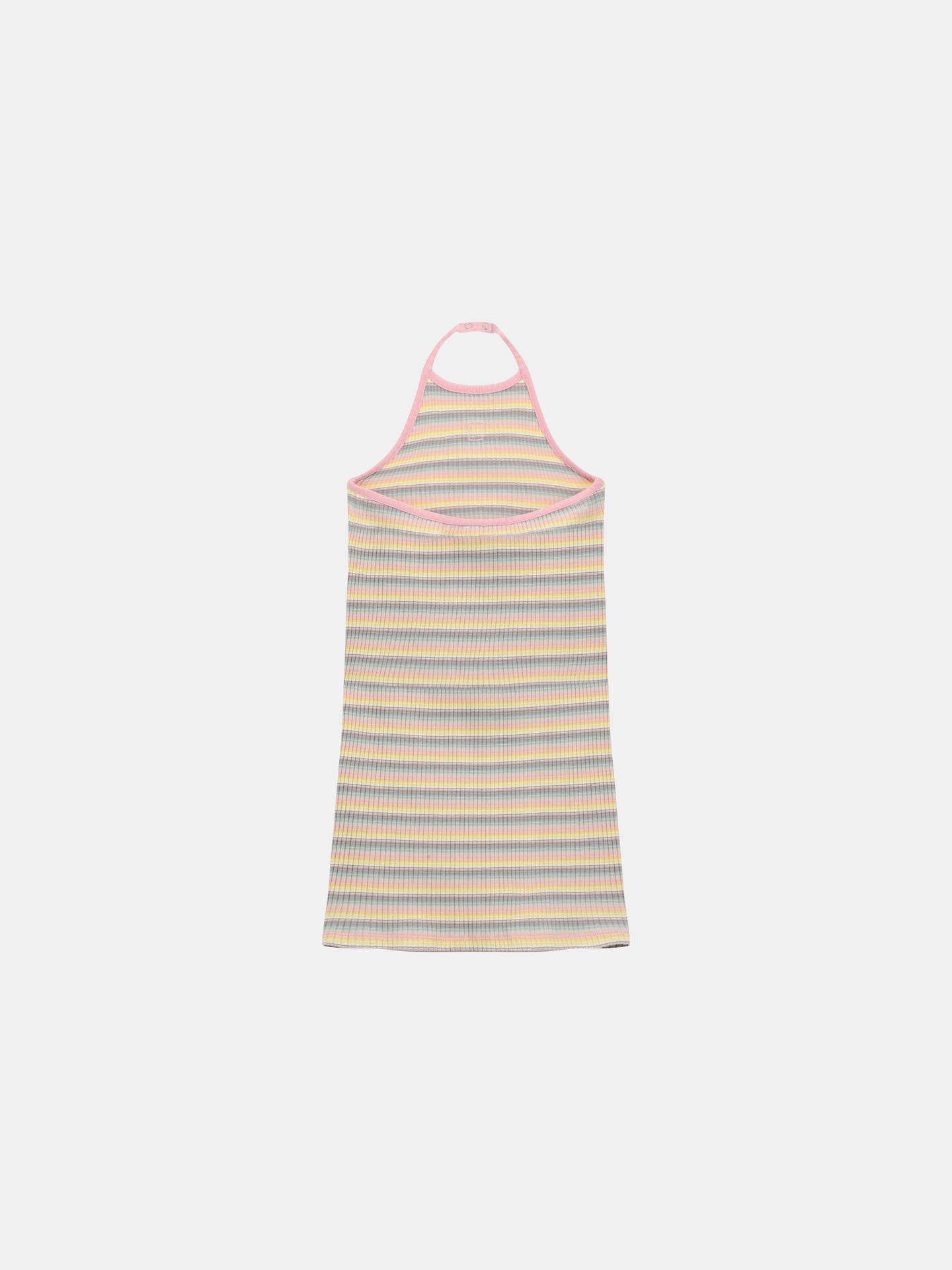 KIDS - KIDS' MA STRIPE HALTER DRESS - Multi
