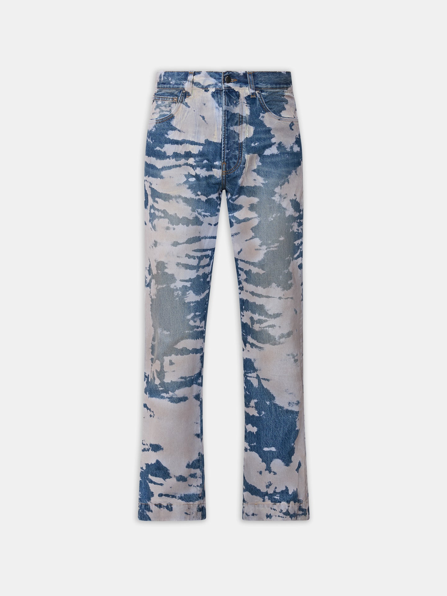BLEACHED STRAIGHT FLARE JEAN - Bleach Out