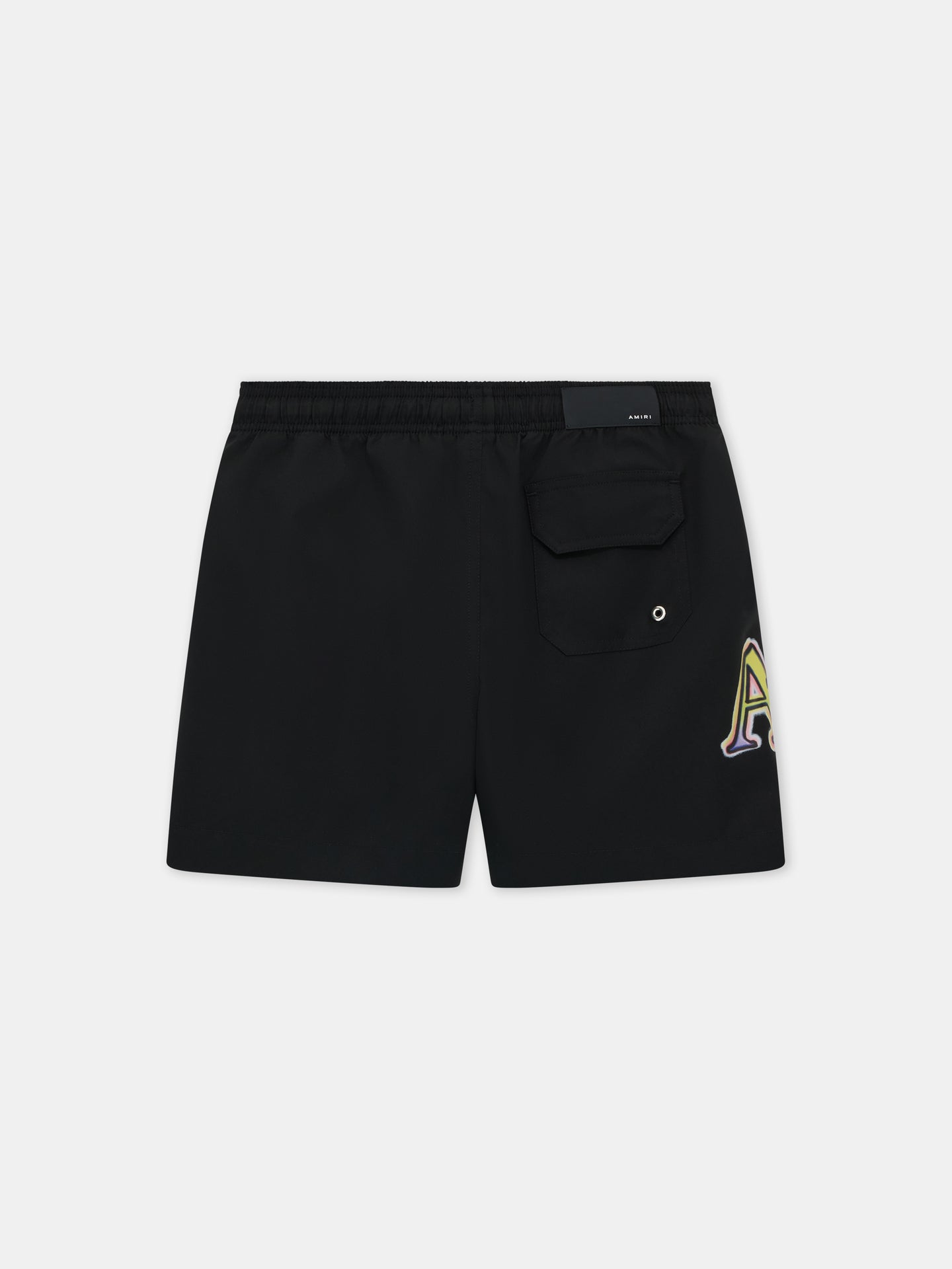KIDS - KIDS' STAGGERED SWIM SHORT - Black