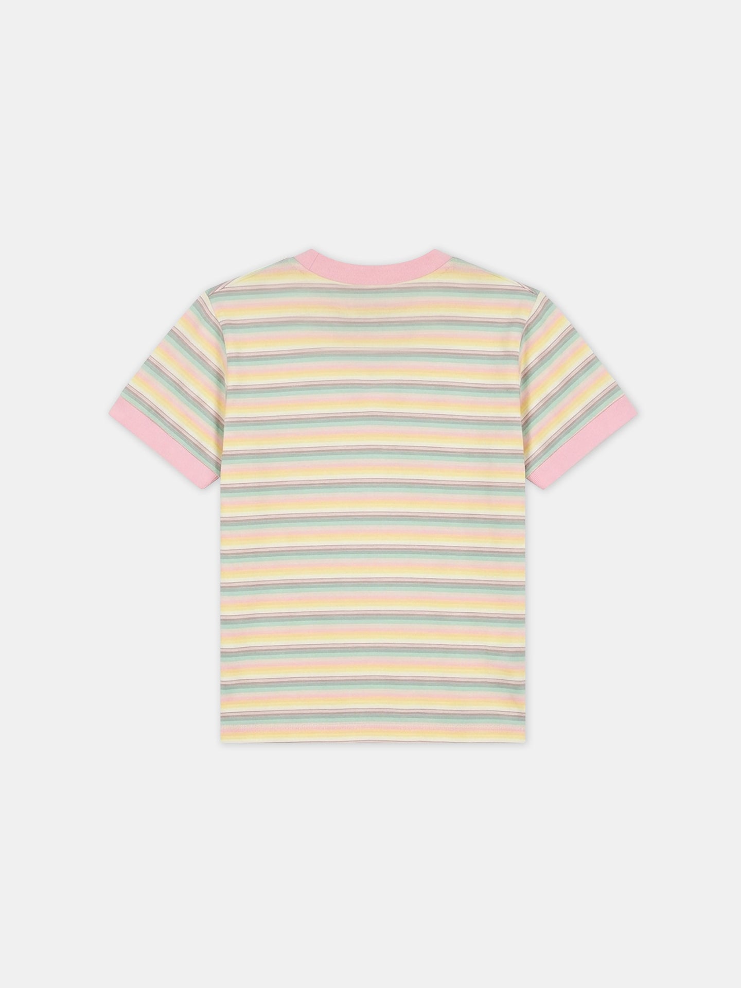 KIDS - KIDS' MA STRIPED RINGER TEE - Multi