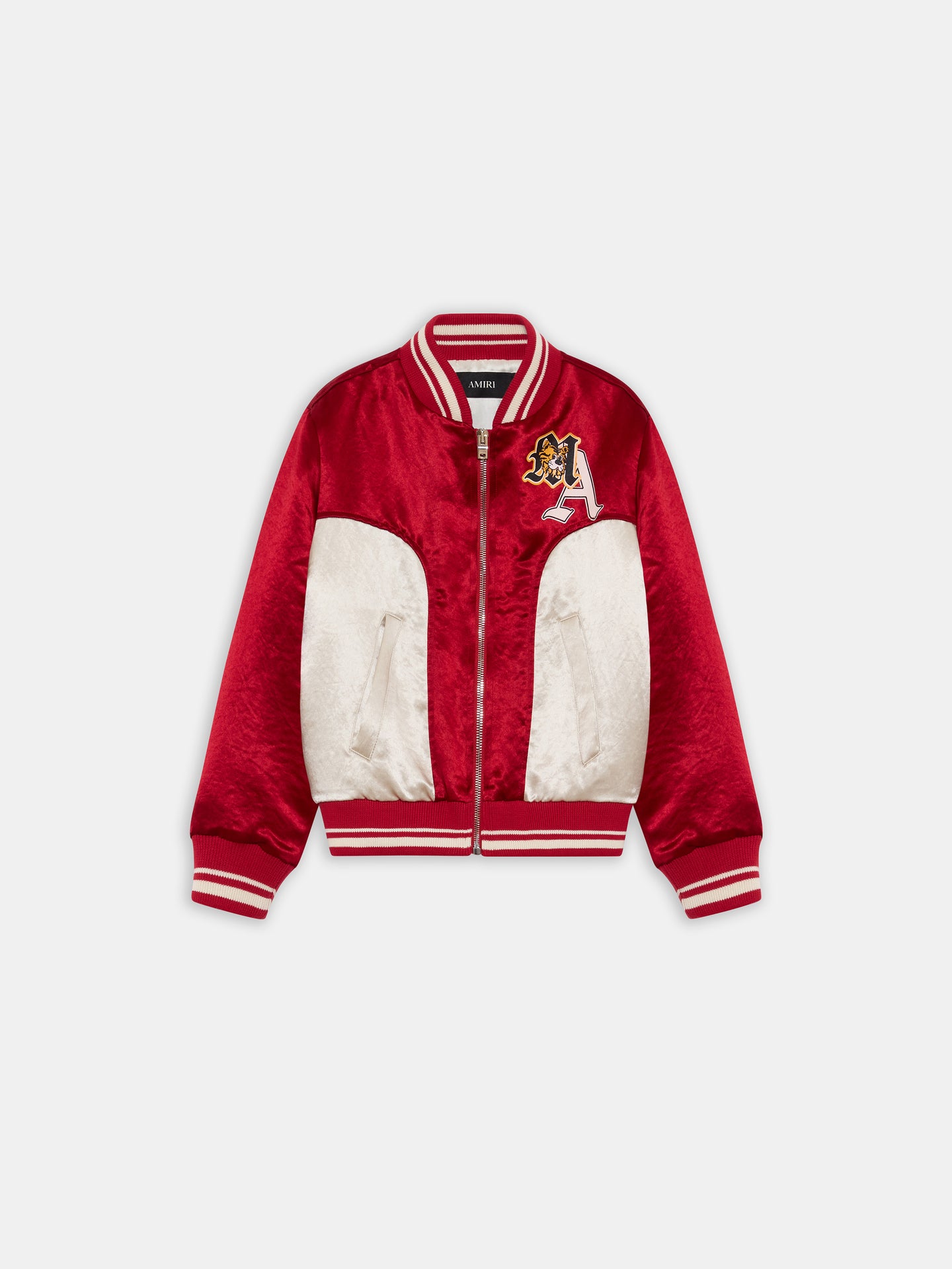 KIDS - KIDS' VARSITY PATCH JACKET - Red Rose