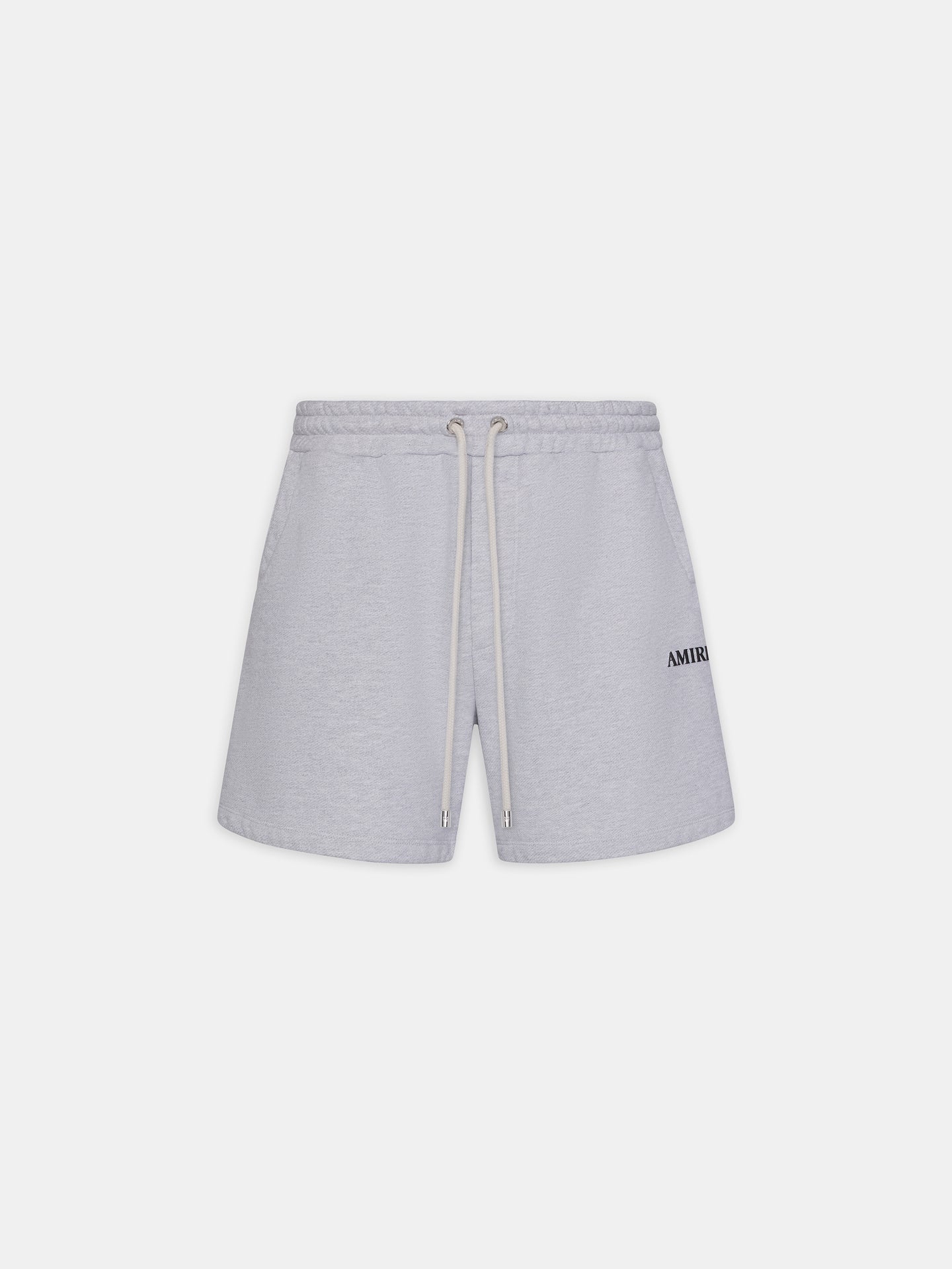 RELAXED PULL ON SWEATSHORT - HEATHER GREY