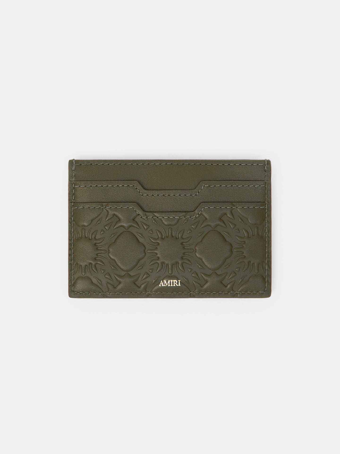 MA QUAD LEATHER CARD HOLDER - Dark Sage