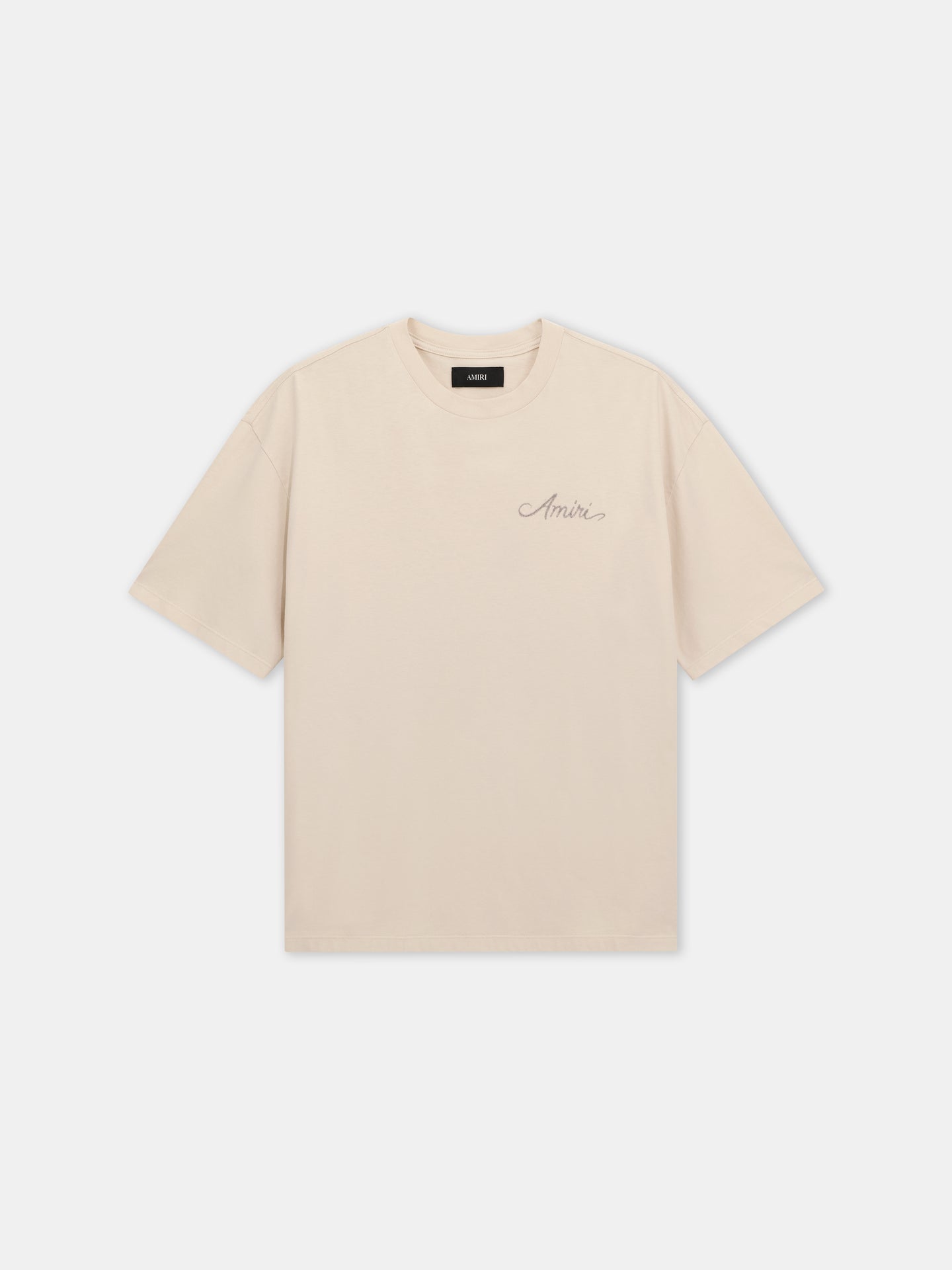 MA QUAD CHECKERBOARD OVERSIZED TEE - Alabaster