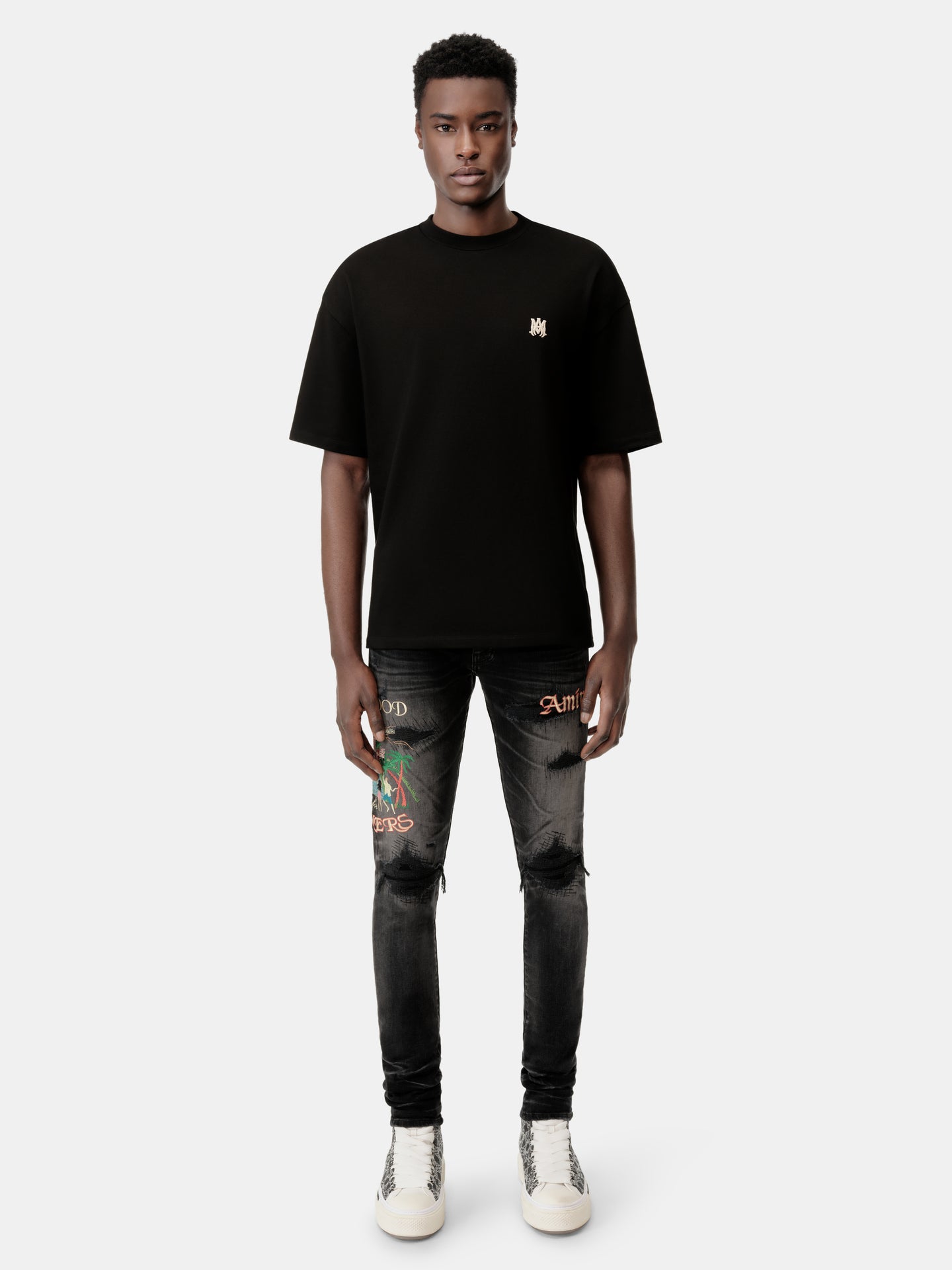 MA SKATER TEE - Black