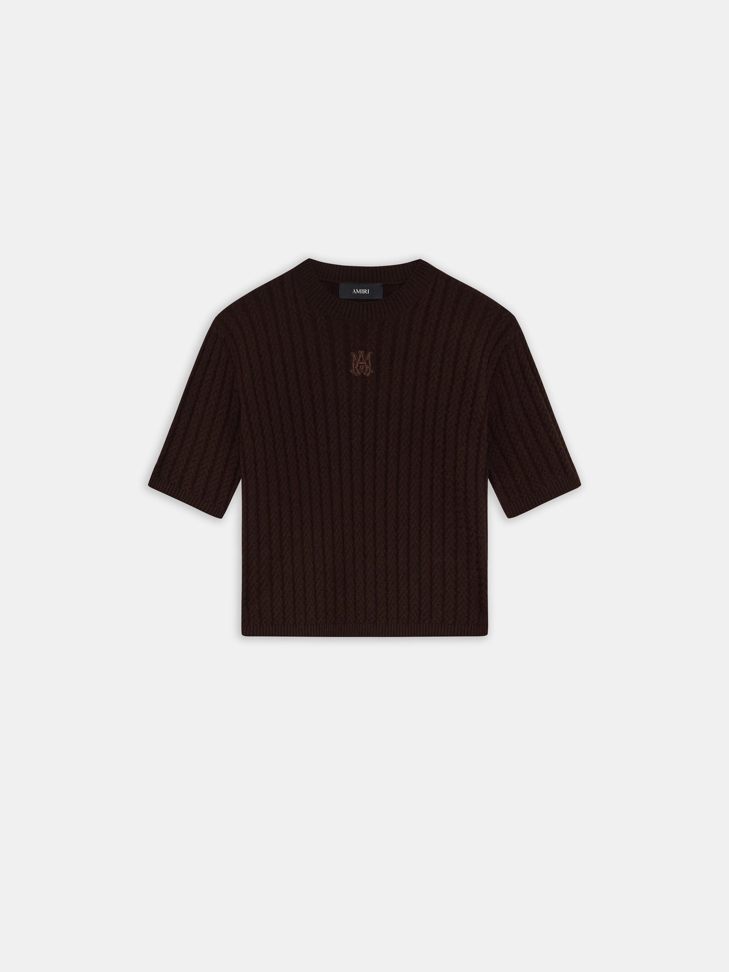 WOMEN - WOMEN'S MA CABLE KNIT TEE - Dark Brown