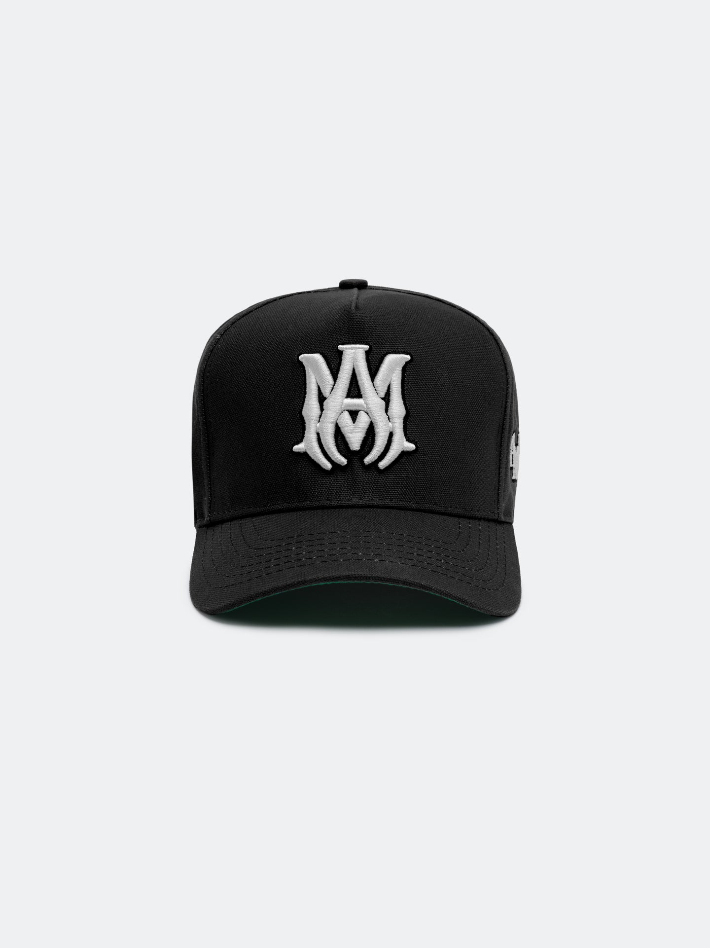 MA STAGGERED AMIRI FULL CANVAS HAT - Black Off White