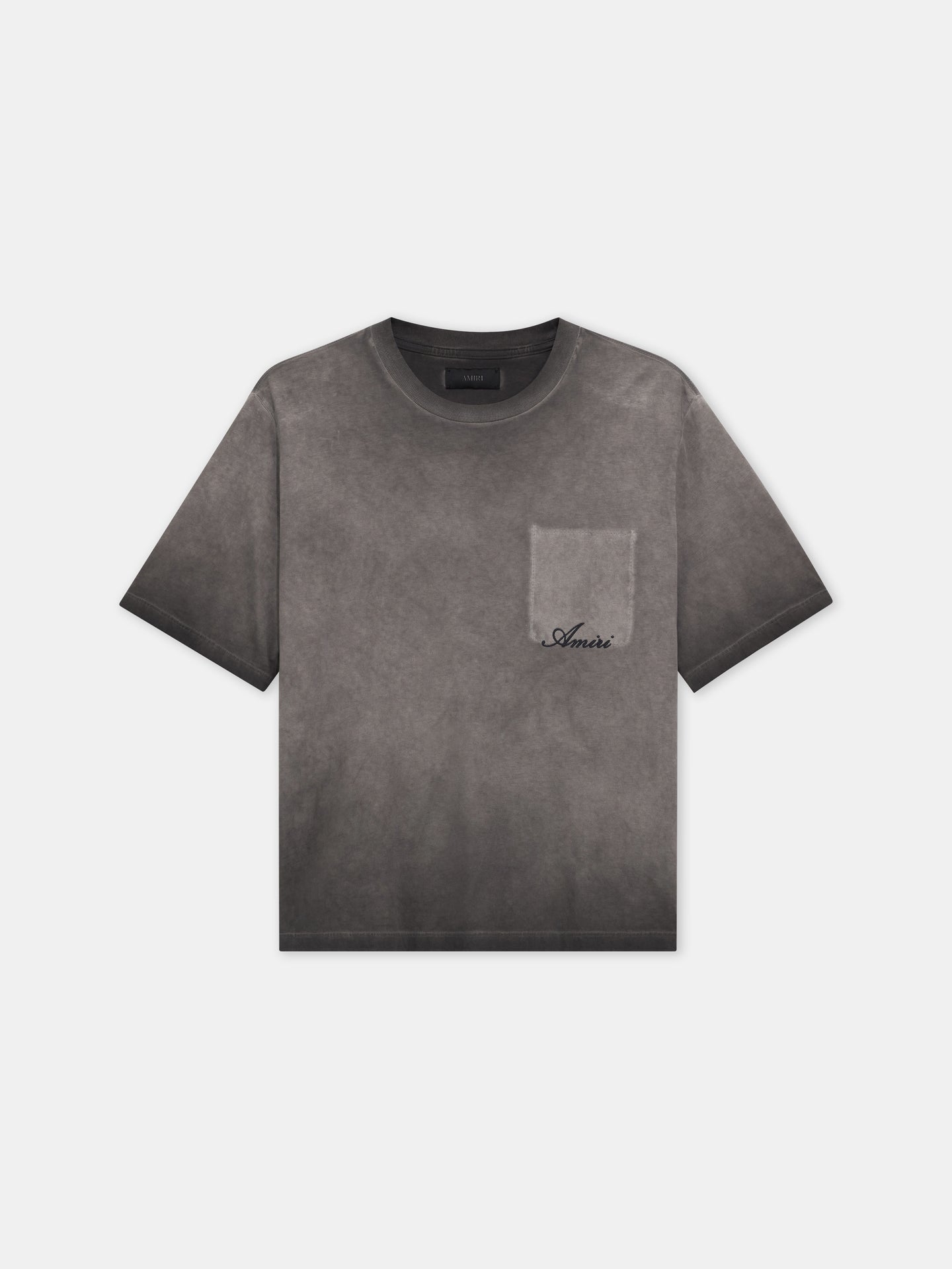 FADED POCKET BOX TEE - Black